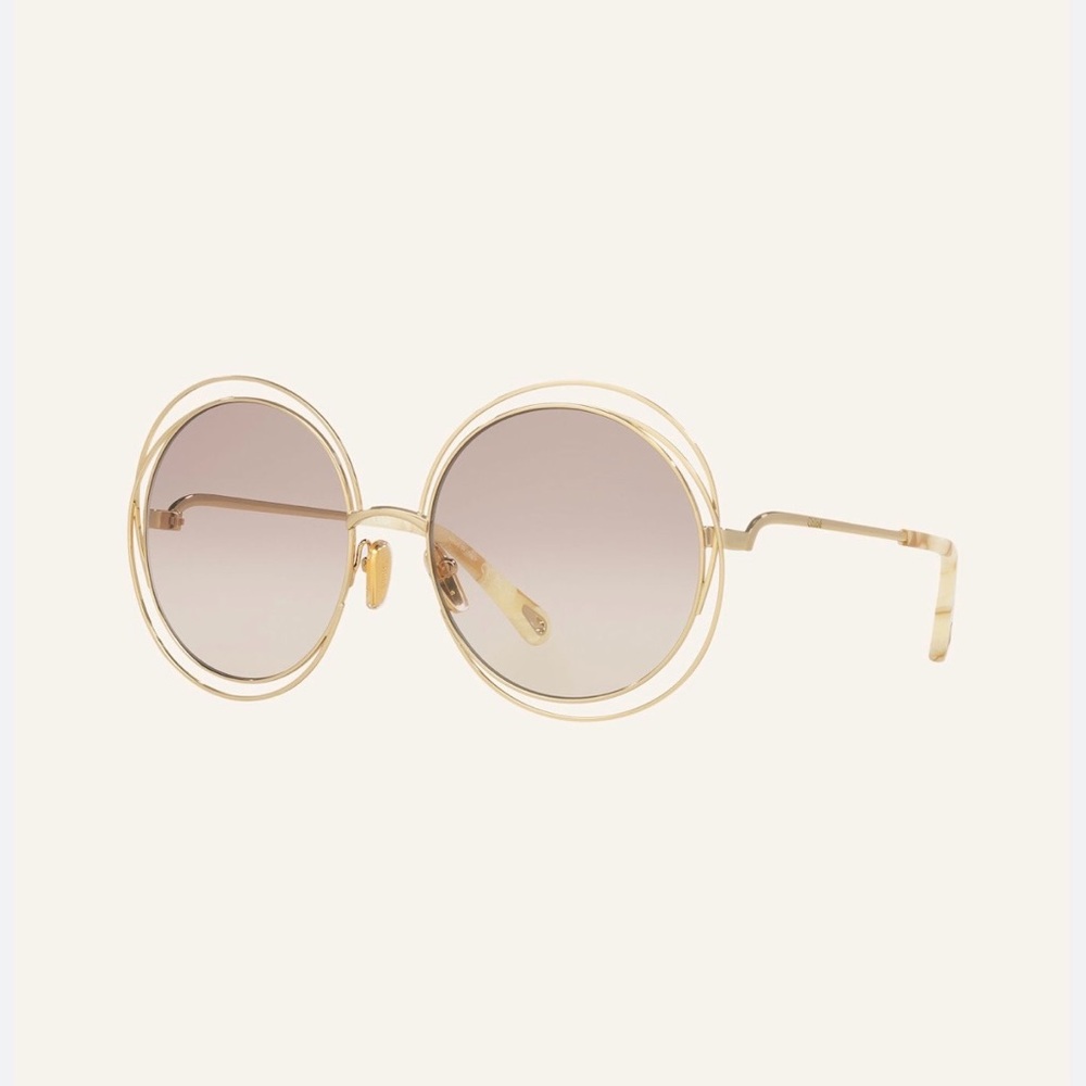 Chloè Carlina Sunglasses Gold - Picture 3 of 16